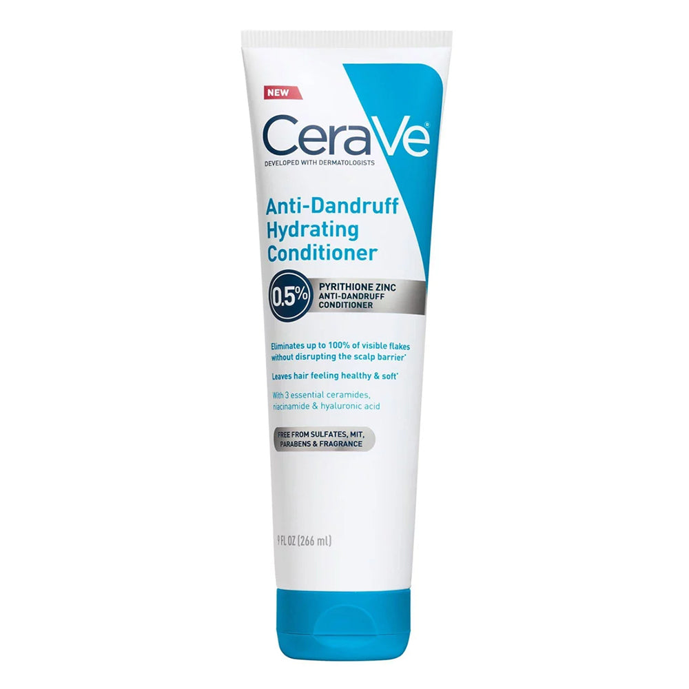 Cerave Anti Dandruff Hydrating Conditioner Scalp Care Leaves Hair Healthy and Soft 9Oz (266ml)